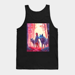 That girl who communicated with Wolves Tank Top